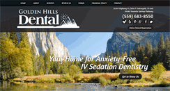 Desktop Screenshot of goldenhillsdental.net